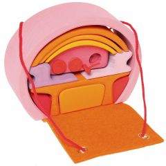 Casa de madera plegable naranja - Grimm's