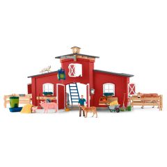 Casa granja grande con animales Farm World - Schleich