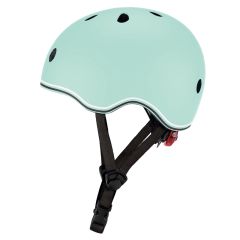 Casco Go Up verde pastel con luces - Globber