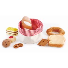 Cesta con pan y pasteles de tela - Hape