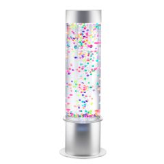 Cilindro de burbujas y bolas con luces grande - Playlearn
