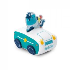 Coche de peluche de fricción policía Marius - Lilliputiens