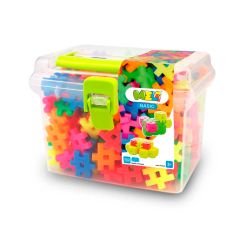Construcción bloques Basic Travel Neón en caja 250 piezas - MELI