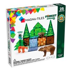Construcción magnética 25 piezas Animales del bosque - Magna-Tiles