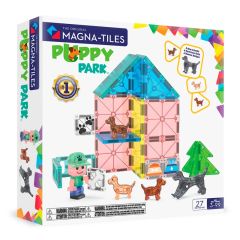 Construcción magnética 27 piezas Parque de cachorros Puppy Park - Magna-Tiles