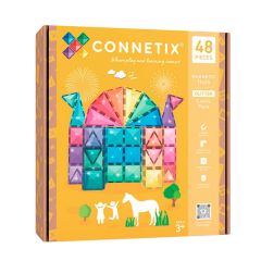 Construcción magnética Glitter Castle Pack 48 piezas - Connetix