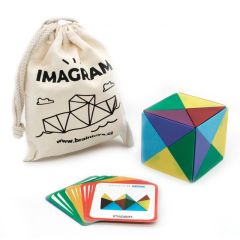Construcción magnética Imagram 24 piezas - Braintoys