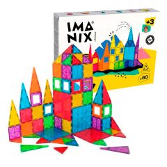Construcción magnética Imanix 60 piezas - Braintoys