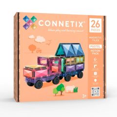 Construcción magnética Motion Pack pastel 26 piezas - Connetix