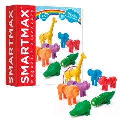 Construcción magnética My First Safari Animals 18 piezas - SmartMax