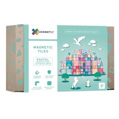Construcción magnética pastel 120 piezas - Connetix