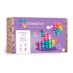 Construcción magnética pastel Starter 64 piezas - Connetix