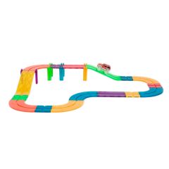 Construcción magnética pista de carreras Imanix 22 piezas - Braintoys