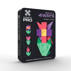 Construcción magnética PRO Build It 4Ways flores 21 piezas - Connetix