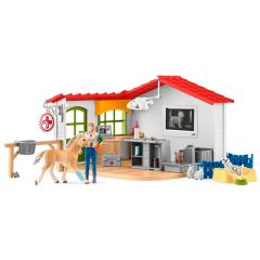 Consulta de veterinaria con mascotas Farm World - Schleich