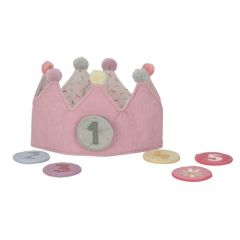 Corona de cumpleaños rosa - Little Dutch