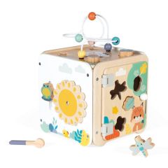 Cubo de actividades de madera Pure - Janod