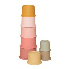 Cubos apilables con números (8) - Little Dutch