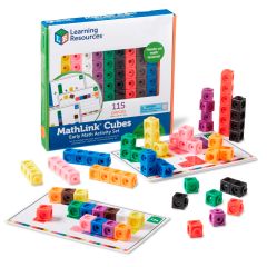 Cubos para construcción y matemáticas nivel inicial (100) - Learning Resources