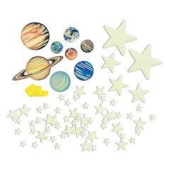 Decoraciones luminosas planetas y estrellas - Glow - 4M
