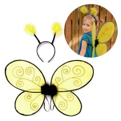 Disfraz de abeja con alas y diadema - Great Pretenders