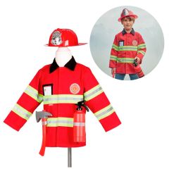 Disfraz de bombero con accesorios talla 4-7 - Souza