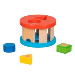 Encajable rueda de madera caja 3 formas Rundolino - Goki