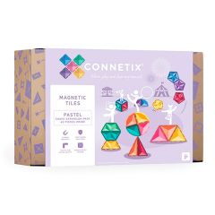 Extensión Construcción magnética formas pastel 48 piezas - Connetix