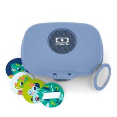 Fiambrera compacta azul infinity polipropileno (sin BPA) 600 ml - Monbento
