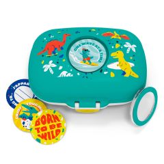 Fiambrera compacta polipropileno verde dinosaurios (sin BPA) 600 ml - Monbento