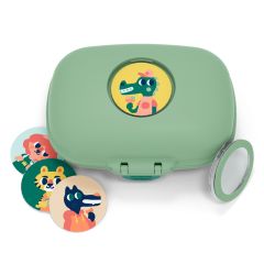 Fiambrera compacta polipropileno verde bosque (sin BPA) 600 ml - Monbento