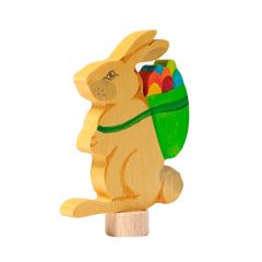 Figura conejo de Pascua de madera para calendario anual y espiral de celebración - Grimm's