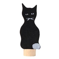 Figura gato de madera para calendario anual circular y para espiral - Grimm's