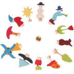 Figuras de madera para calendario anual circular (12) - Grimm's