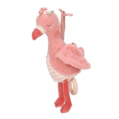 Flamenco de peluche musical con colgador Safari Friends - Little Dutch