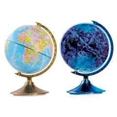 Globo terráqueo con constelaciones día/noche - Buki