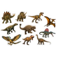Imanes de madera Dinosaurios (10) - Nowordbooks