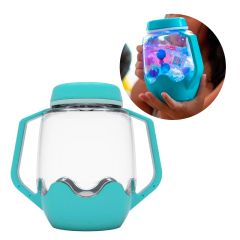 Jarra sensorial azul con luces - GloPals
