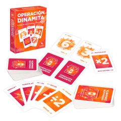 Juego de cartas de memoria y cálculo Operación Dinamita - Lúdilo
