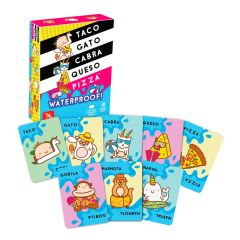 Juego de rapidez visual Taco Gato Cabra Queso Pizza Waterproof - Lúdilo