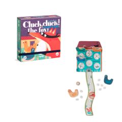 Juego cooperativo de bolsillo Cluck, cluck! The fox! - Londji