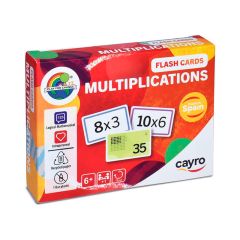 Juego de cartas 110 cartas Multiplicaciones - Cayro