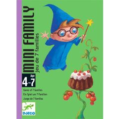 Juego de cartas de azar Mini Family - Djeco