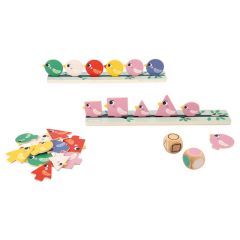 Juego de clasificación de madera Pájaros - Janod
