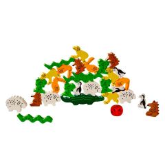 Juego de equilibrio de madera animal sobre animal - HABA