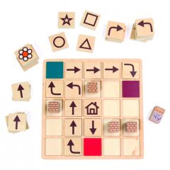Juego de madera para codificación y orientación espacial - Andreu Toys