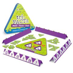 Juego de multiplicaciones y divisiones Tri-Facta - Learning Resources