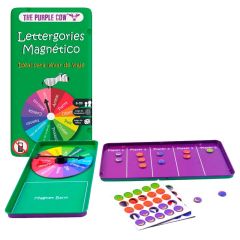 Juego en lata magnético To Go Lettergories vocabulario - The Purple Cow