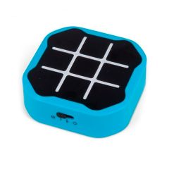 Juego interactivo 3 en raya azul - Tic-Tac-Toe