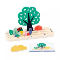 Juego de lógica y orientación espacial El Jardín - Janod